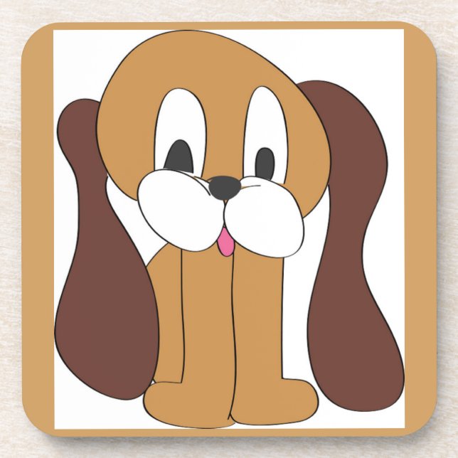 POSAVASOS OREJAS LARGAS DE PUPPY (Frente)