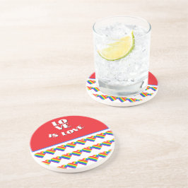 Posavasos Orgullo Arcoíris Corazón 