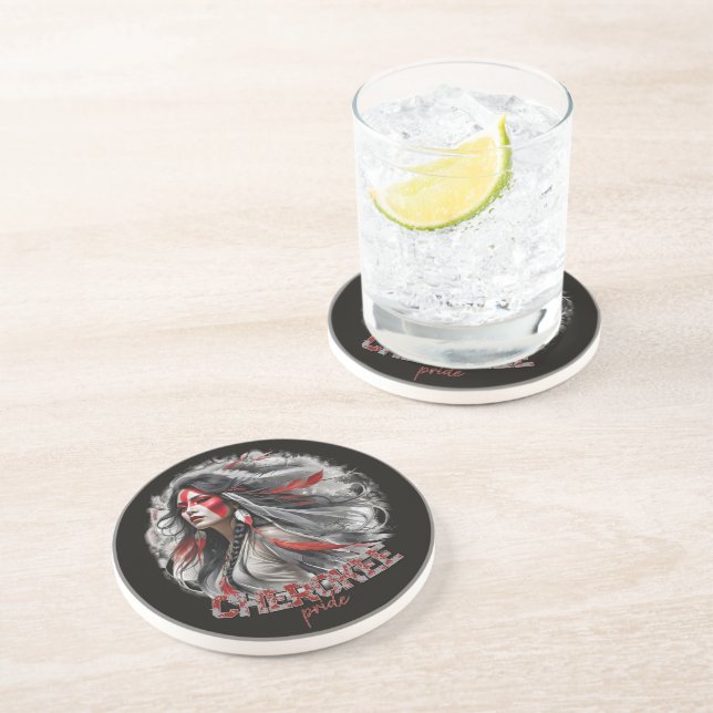 Posavasos Orgullo de Cherokee (Lado)