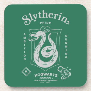 Posavasos ORGULLO DE SLYTHERIN Ambición Astucia Emblema