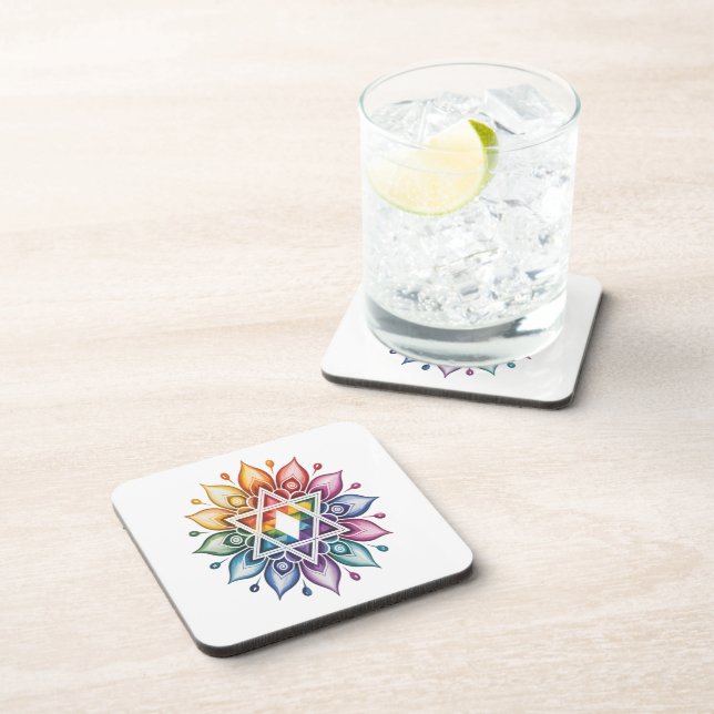 Posavasos Orgullo Gay Arcoíris LGBT (Lado Derecho)