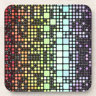 Posavasos Orgullo Neurogénero Geométrico Groovy Funky Retro