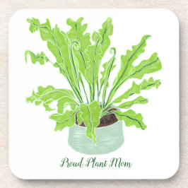 Posavasos Orgullosa madre de la planta - el nido de pájaro h