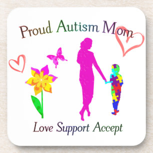 Posavasos Orgullosa madre del autismo