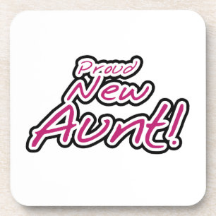 Posavasos Orgullosas camisetas y regalos nuevos de tía