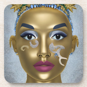 Posavasos Orgulloso africano: Hermoso retrato de historia ne