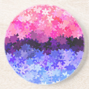 Posavasos Orgulloso Floral Retro Quirky Boho Omnisexual