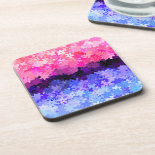 Posavasos Orgulloso Floral Retro Quirky Boho Omnisexual