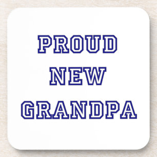 Posavasos Orgullosos nuevos regalos de texto de la Universid