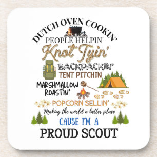 Posavasos Orgullosos Scout Coasters