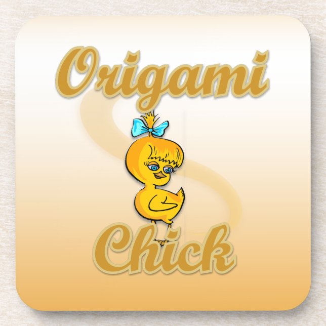 Posavasos Origami Chick (Frente)