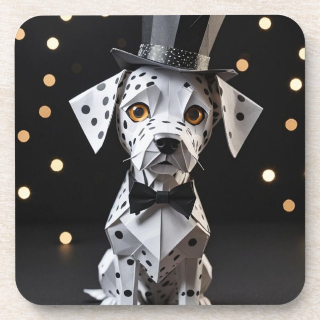 Posavasos Origami mini lujosa dalmacia (Frente)