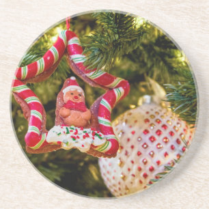 Posavasos Ornamento de Navidad de Gingerbread
