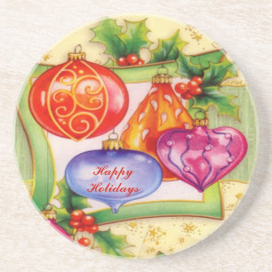 Posavasos Ornamentos de Navidad