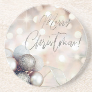 Posavasos Ornamentos navideños de Feliz