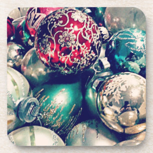 Posavasos Ornamentos Vintage de Navidad