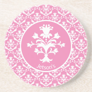 Posavasos Ornate Damask Patterned