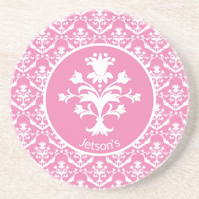 Posavasos Ornate Damask Patterned (Frente)