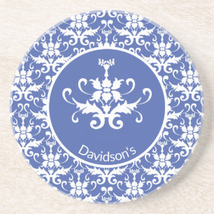 Posavasos Ornate Damask Patterned