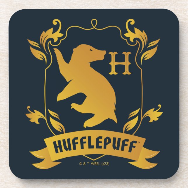 Posavasos Ornate HUFFLEPUFF™ House Escudo (Frente)