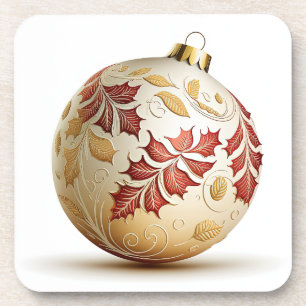 Posavasos Ornate Navidad Ornamentos