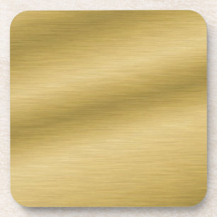 Posavasos Oro Cepillado Elegante