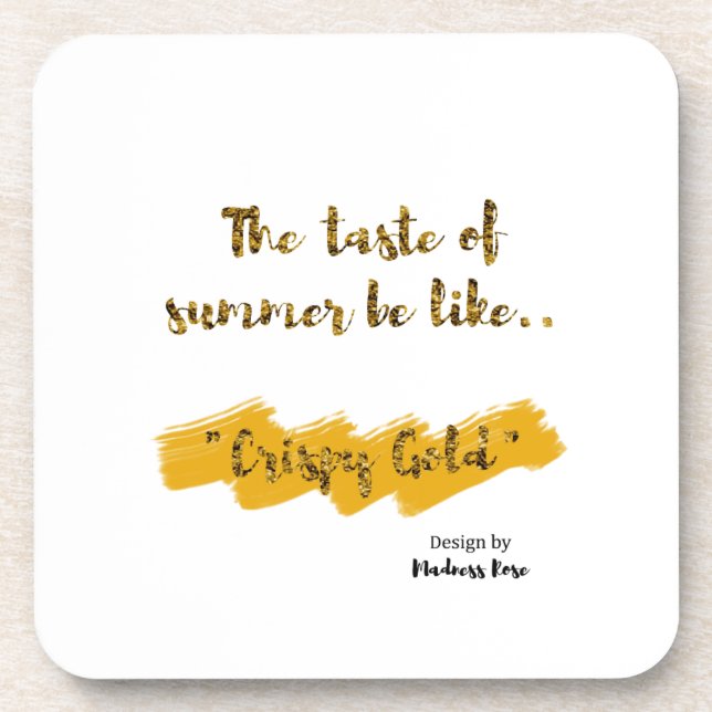 Posavasos Oro curruscante (Frente)