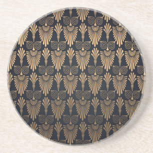 Posavasos Oro negro Art Deco: Retro.