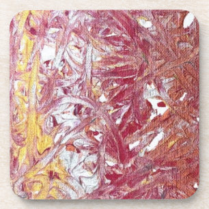 Posavasos Oro, Plata, Rojo, Rosa Oro, Obra de Arte en Mármol