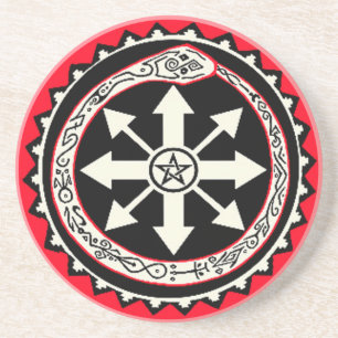 Posavasos Oroburos con Estrella del Caos