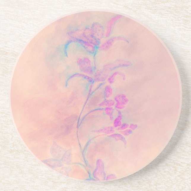Posavasos Orquídea rosa (Frente)