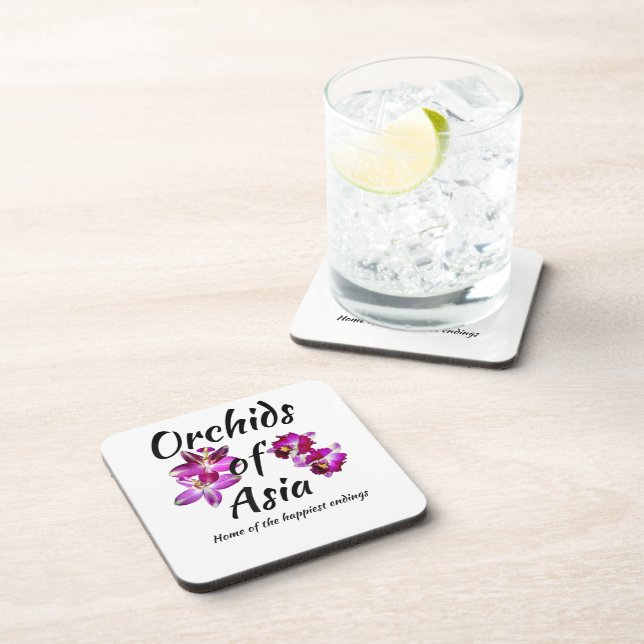 Posavasos Orquídeas de Asia (Lado Derecho)