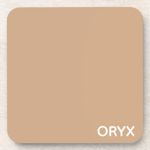 Posavasos Oryx color beige marrón