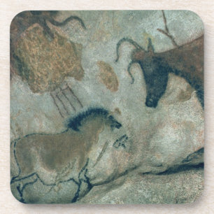 Posavasos Oscile la pintura que muestra un caballo y una