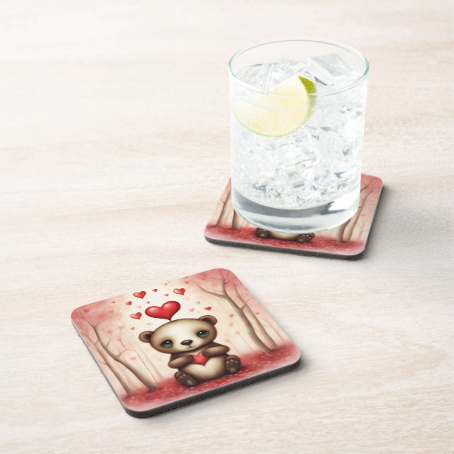 Posavasos Oso de amor 1 (Lado Derecho)