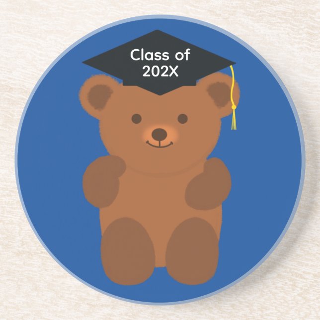 Posavasos Oso de graduación #1-2 (Frente)
