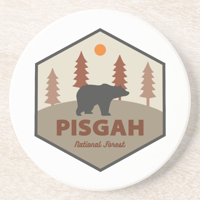Posavasos Oso Forestal Nacional de Pisgah (Frente)