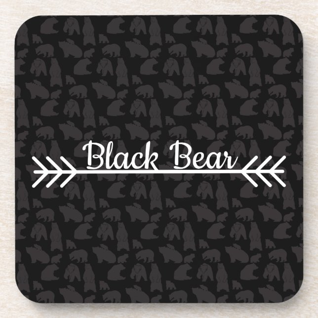 Posavasos Oso negro (Frente)
