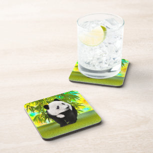 Posavasos Oso Panda Lindo Kawaii Regalo Perfecto para Amante
