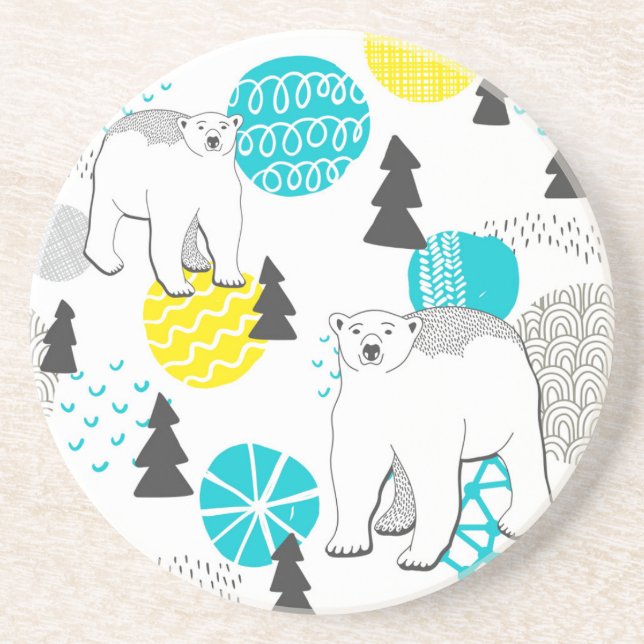 Posavasos Oso polar (Frente)