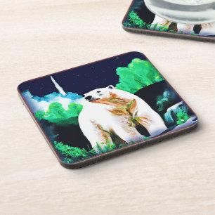 Posavasos Oso Polar en El Salvaje. ¡Hazte con una en Zazzle