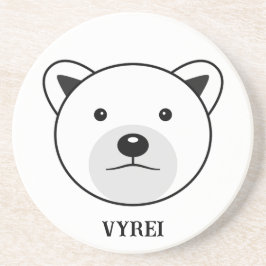 Posavasos Oso polar Personalizado lindo