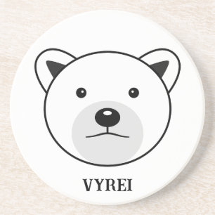 Posavasos Oso polar Personalizado lindo