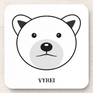 Posavasos Oso polar Personalizado lindo