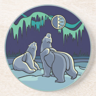 Posavasos Oso Polar Regalos Arte Nativo Astras de Vida Silve