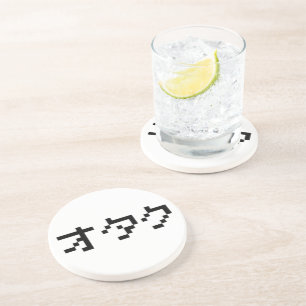 Posavasos OTAKU Katakana japonesa de 8 bits