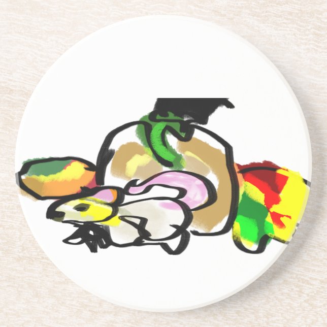 Posavasos Otoño del ratón (Frente)