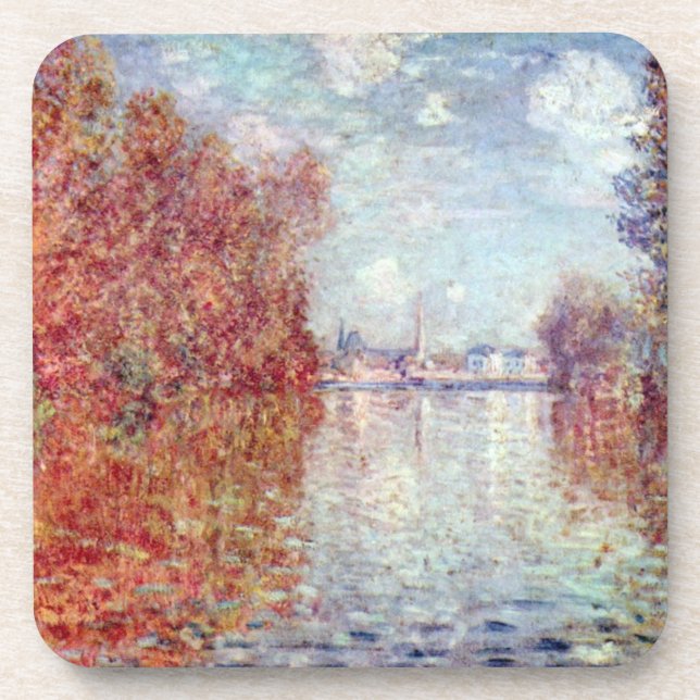 Posavasos Otoño en Argentina por Claude Monet (Frente)