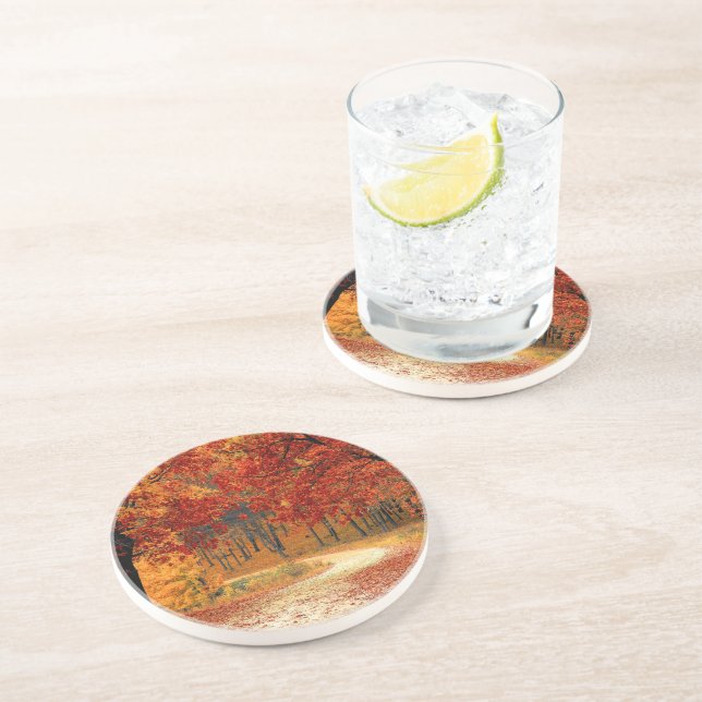 Posavasos otoño en el bosque (Lado)