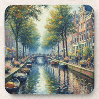 Posavasos Otoño por la tarde en el Canal - Astracciones